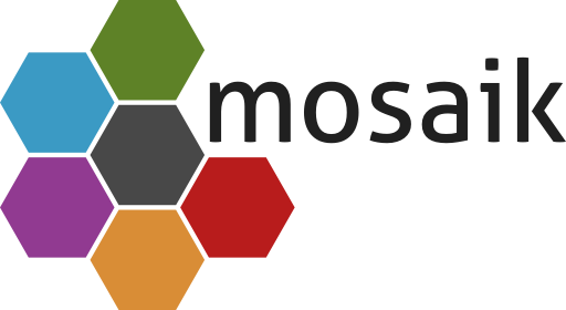 Simple mosaik logo in PNG format